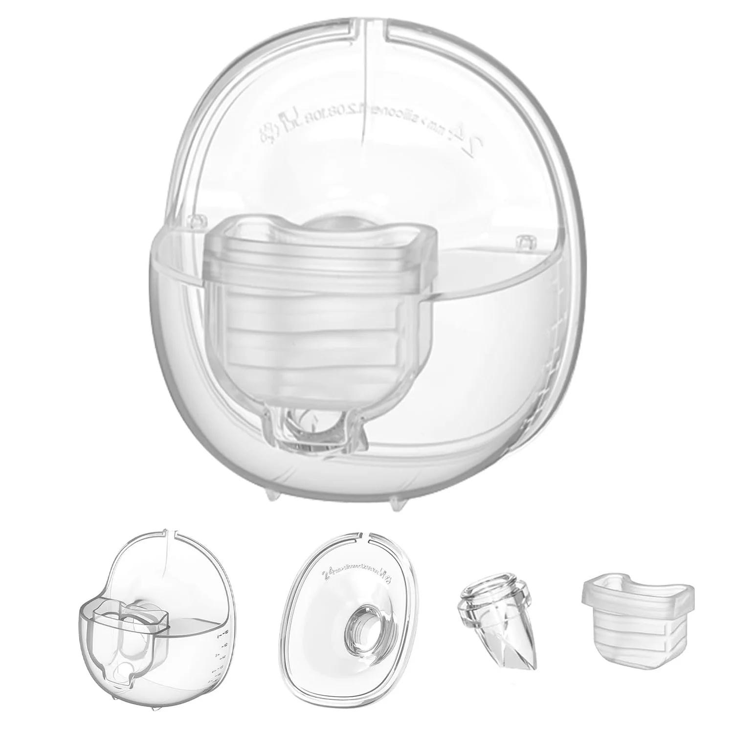 Pièces de tire-lait portables compatibles avec la pompe S18 S21, tasse de collecteur de lait, Valve