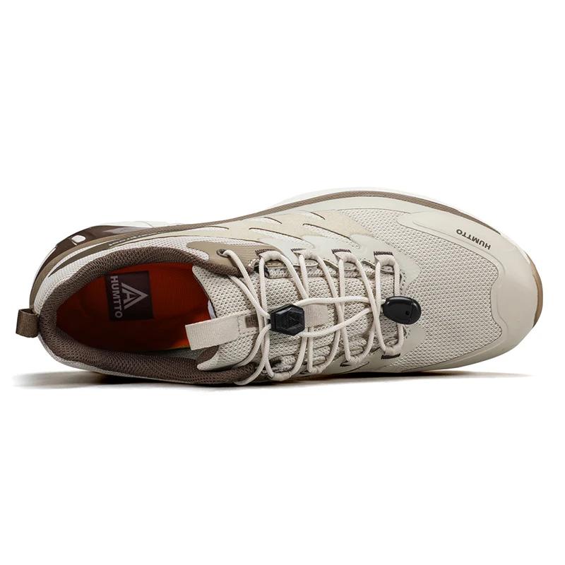 HUMTTO-Chaussures de dehors Décontractées et Respirantes pour Homme, Baskets de Course Noires, de Lu