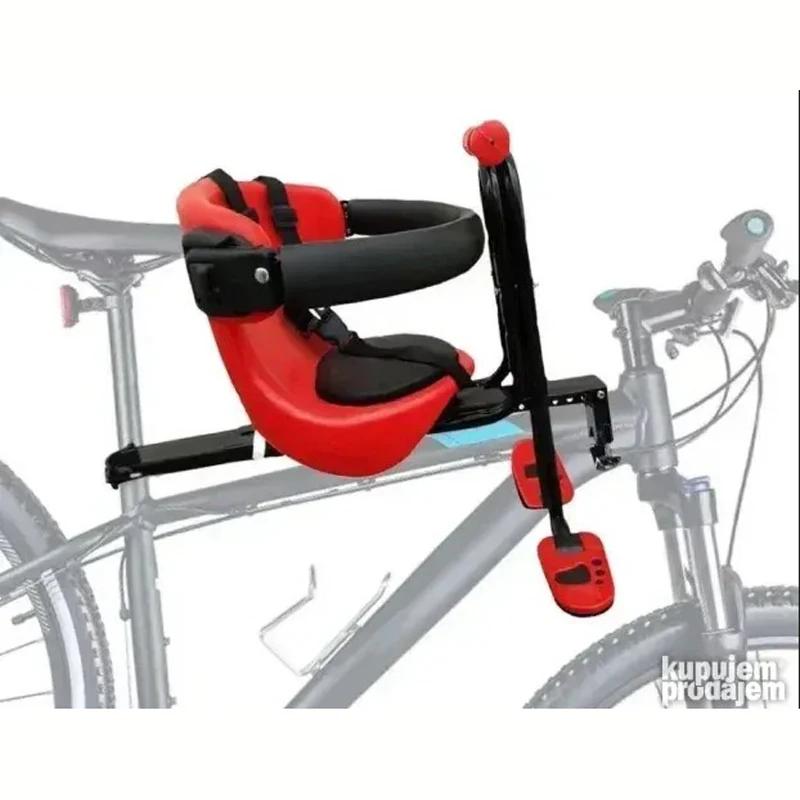Siège pour enfant pour vélos avant, siège enfant, installation facile, mesures de sécurité, accessoi