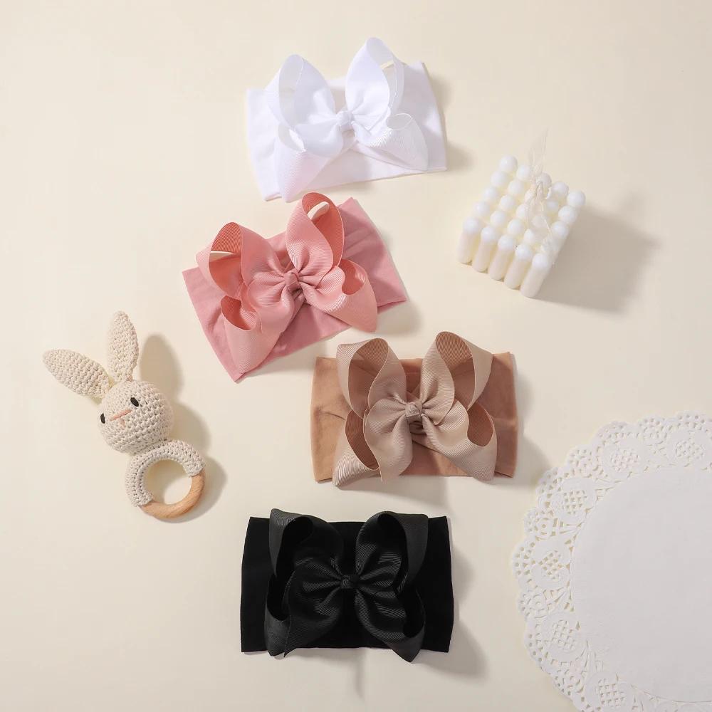 6/20 pièces bandeaux de bébé doux avec 4.5 pouces arcs de cheveux bandeaux pour bébé fille bandeau n