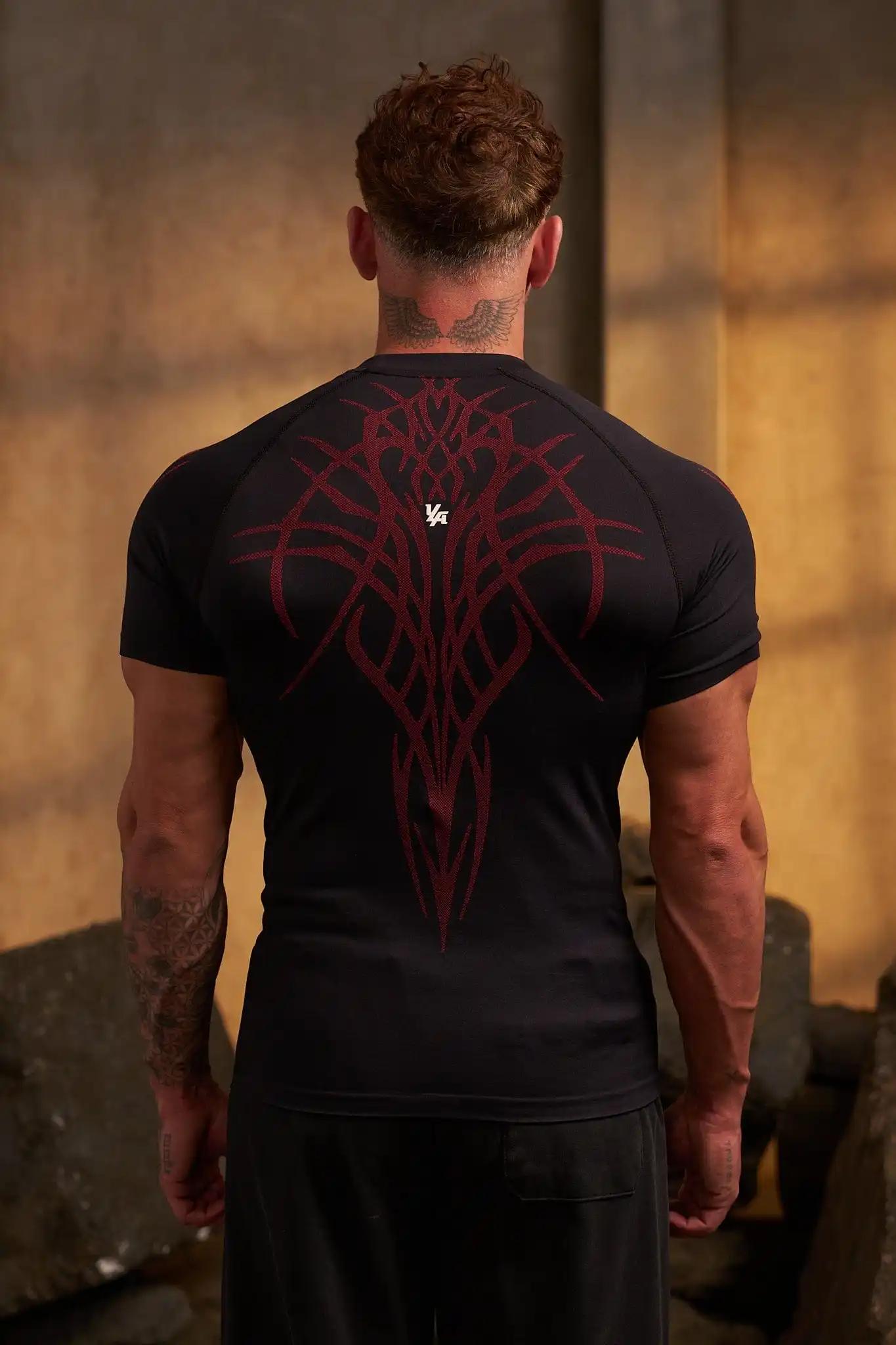 T-shirt ajusté pour homme, été américain, nouveau, pour le sport, la course à pied, l'entraînement,