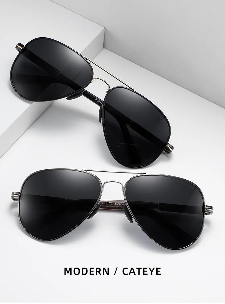 Lunettes De soleil polarisées pour hommes BARCUR lunettes De soleil pilotes pour hommes accessoires