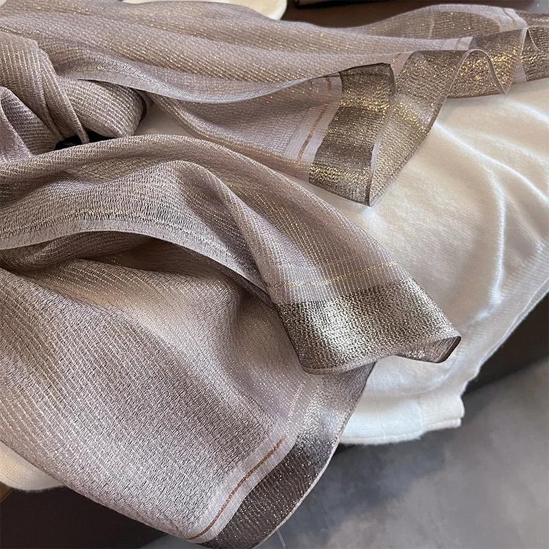 Écharpe chaude en laine de soie solide pour femme, châle enveloppant, Bufanda Floral Pashmina, luxe,