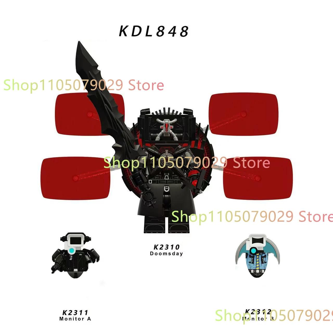 Nouvelles figurines KDL SWAT Skibidi Toilet Man, jouets en blocs d'anime, TvMan Titan Cameraman Spea