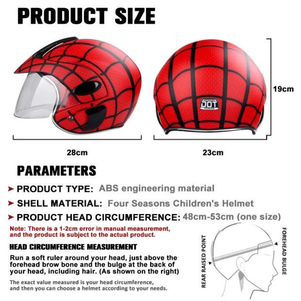 Casque pour enfants pour enfants de 3 à 9 ans, casque de moteur de moto de Motocross, casques de séc