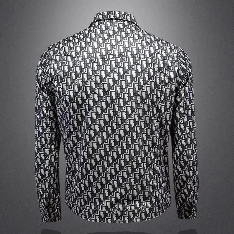 Veste imprimée à carreaux pour hommes, grande taille, col décontracté, vêtements d'extérieur, tendan