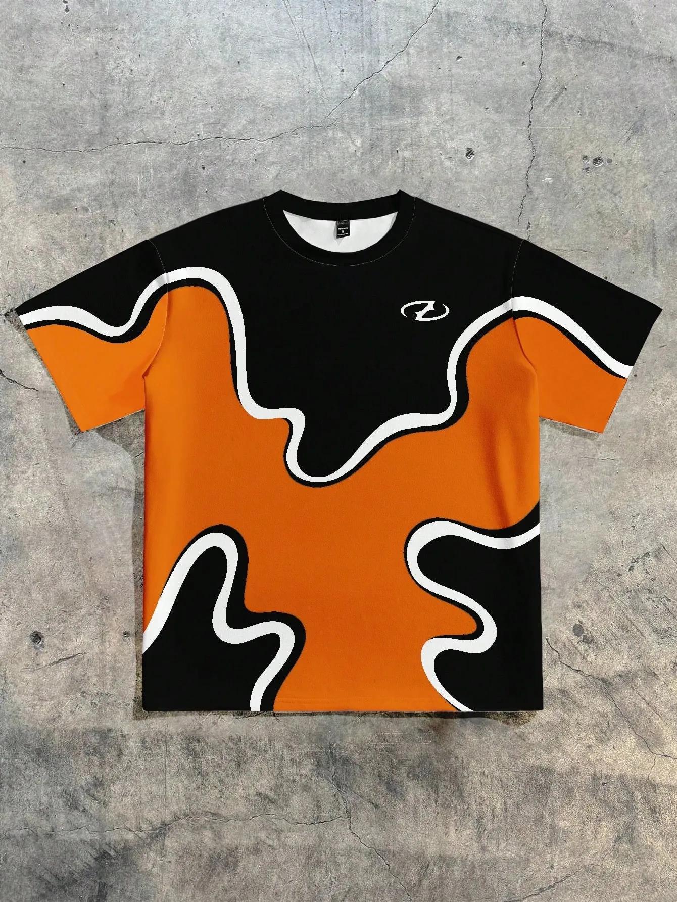 Le nouveau T-shirt pour hommes d'été 2025 est un design imprimé en 3D doux et respirant à la mode dé