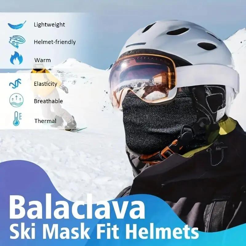 Cagoule thermique d'hiver pour cyclisme, masque complet chaud pour Sports de plein air, moto, Ski, p