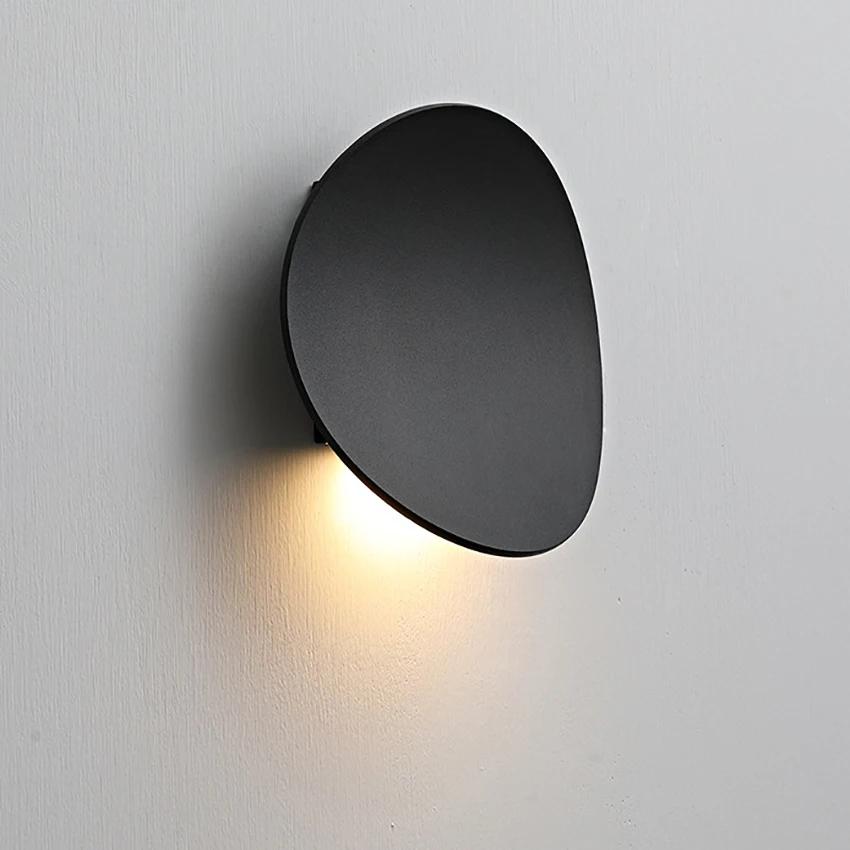 Applique murale d'intérieur LED moderne en aluminium, étanche, créative, pour jardin extérieur, cour