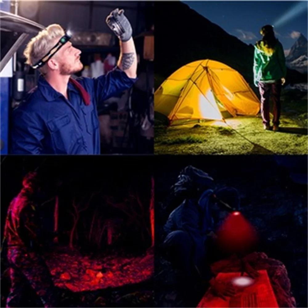 H25LR LED 90 lampe frontale Rechargeable à haut CRI puissante lampe de poche légère avec lumière bla