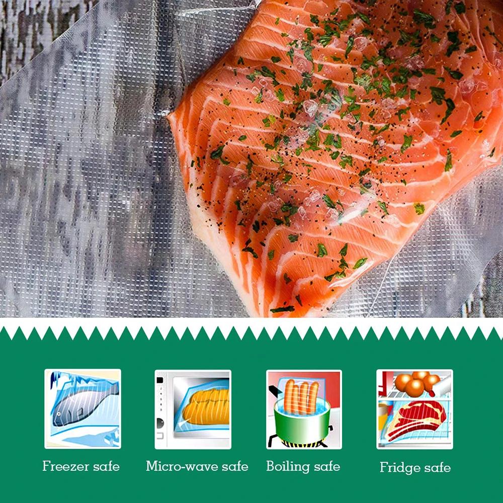 Sacs à rouler sous vide pour machine d'emballage sous vide, emballage alimentaire, sacs de conservat