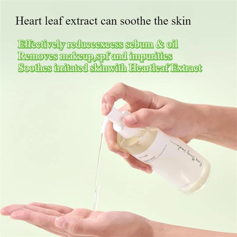 Ensemble de soins de la peau Anua, nettoyant visage Heartleaf, mousse nettoyante, nettoyage en profo