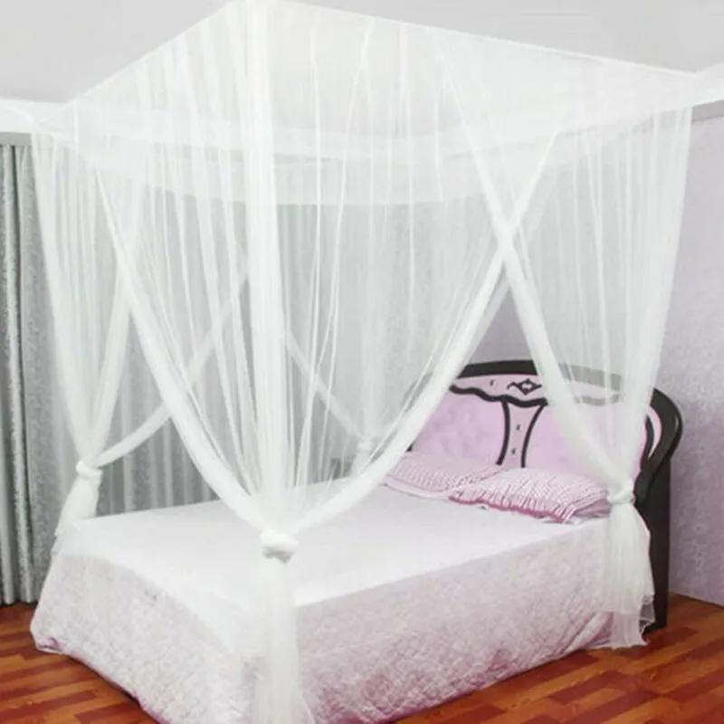 Moustiquaire Sexy Palace quatre portes King/Queen Double taille maison lit simple prévenir les insec