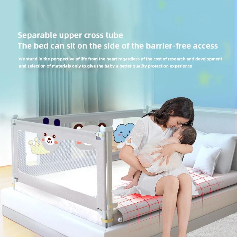 IMBABY garde-corps lit protecteurs berceau relevables main courante réglable sécurité enfants lavable