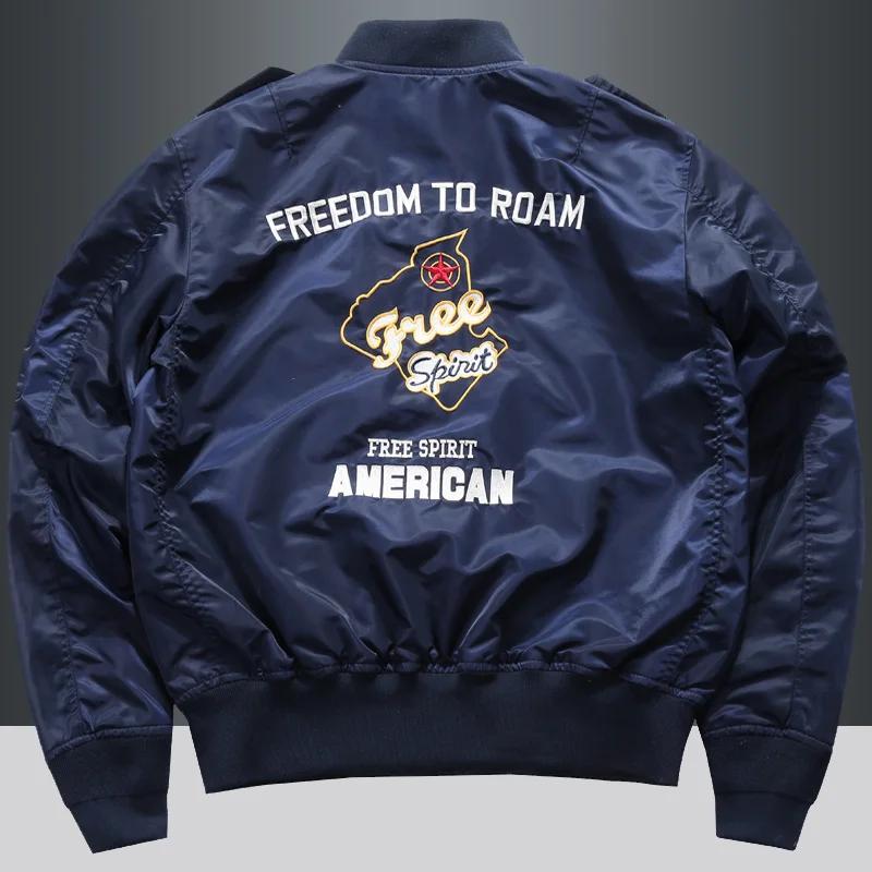 Hommes printemps tactique armée MA-1 vol Bomber veste mâle Baseball collège pilote Air Force automne