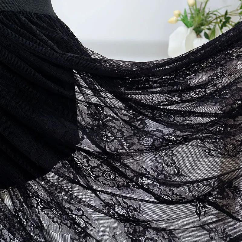 Robe de soirée élégante en dentelle pour femmes, tenue de soirée élégante, Sexy, transparente, Maxi,