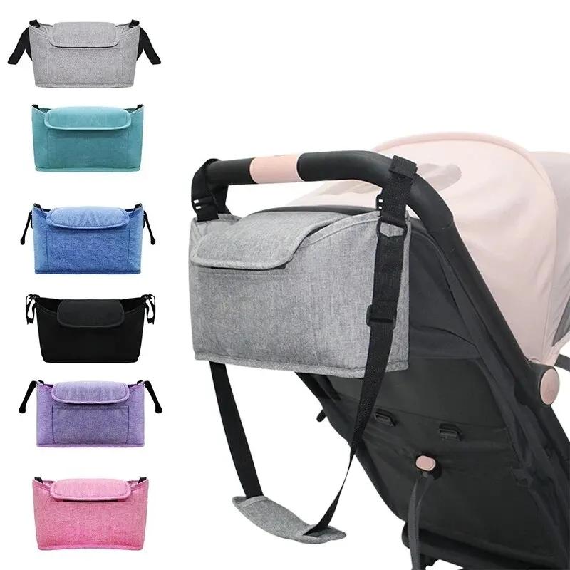 Sac de poussette pour bébé, sac à couches pour maman, grande capacité, organisateur de poussette, po