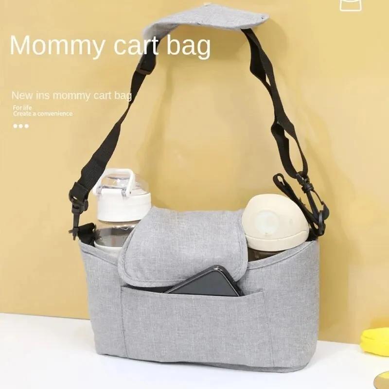 Sac de poussette pour bébé, sac à couches pour maman, grande capacité, organisateur de poussette, po