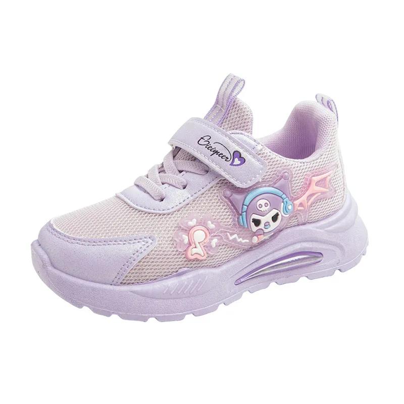 Chaussures de sport filles Sanrio 2026 Kuromi Hello Kitty - Confort extérieur voyage course printemps automne