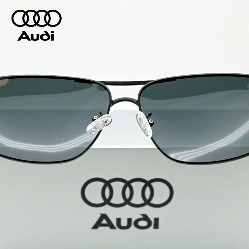 Lunettes de soleil polarisées Audi de luxe, style pilote carré, anti-éblouissement, pour la conduite