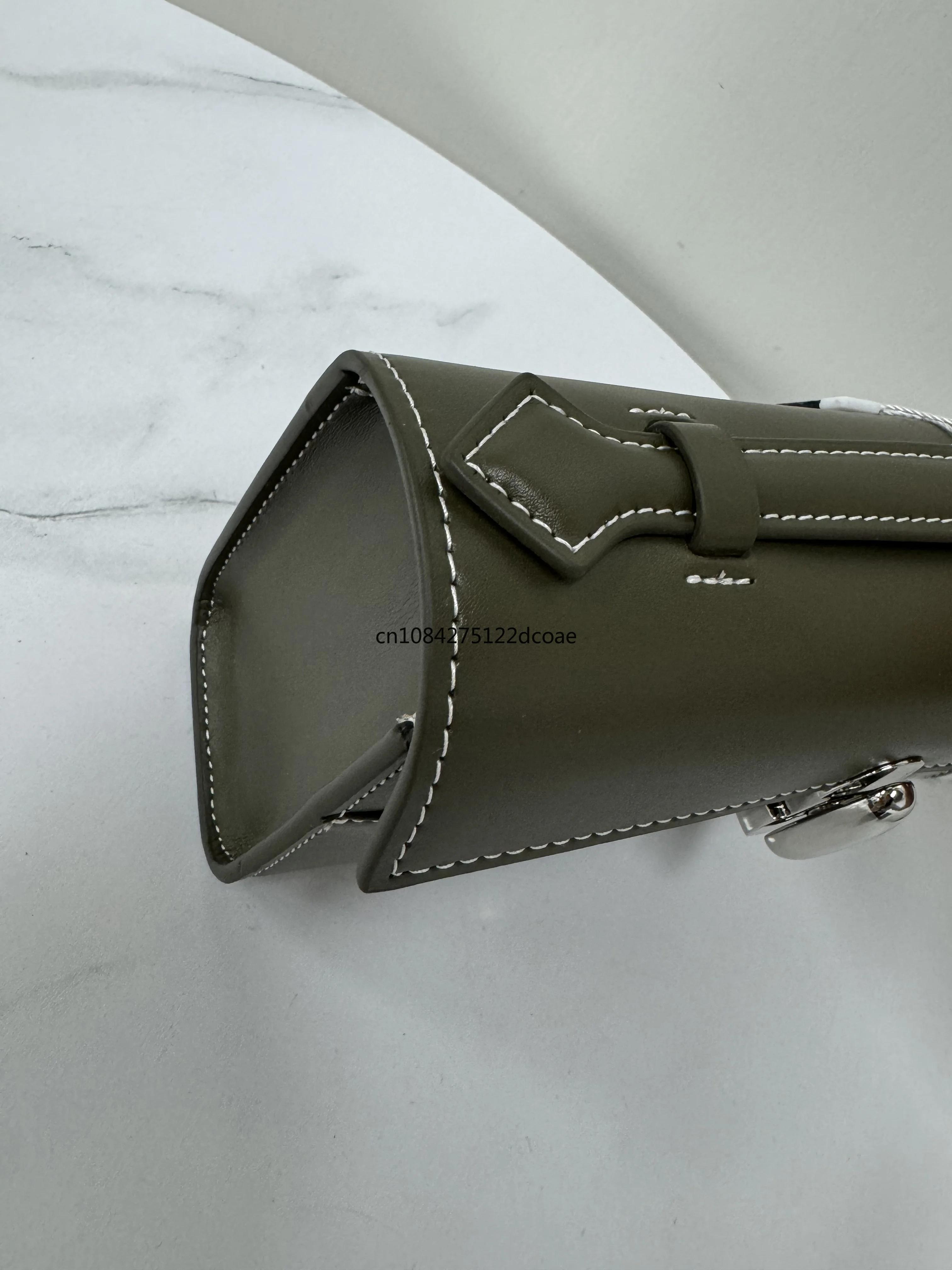 SAVETTE marque 2025 nouveau la symétrie Pochette en cuir véritable fourre-tout femmes Simple sac à m