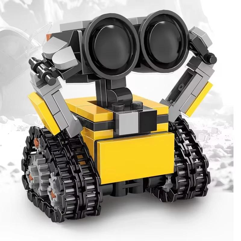 Mini Kit de blocs de construction Wally MOC, multi-articulations mobiles, modèle de film classique,