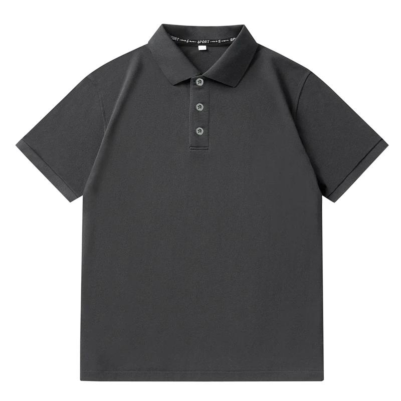 Hommes grande taille Polo surdimensionné 6XL 7XL été à manches courtes t-shirts noir ample homme che