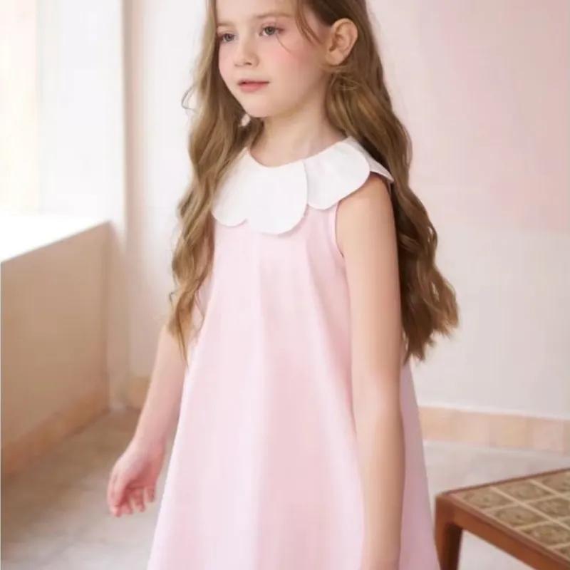 Robe de princesse à col claudine pour bébé fille, vêtements de fête d'anniversaire pour enfant en ba