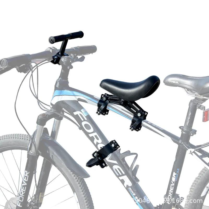 Siège avant de vélo pour enfant, siège de sécurité pour bébé, coussin, retrait rapide, cadre extérie