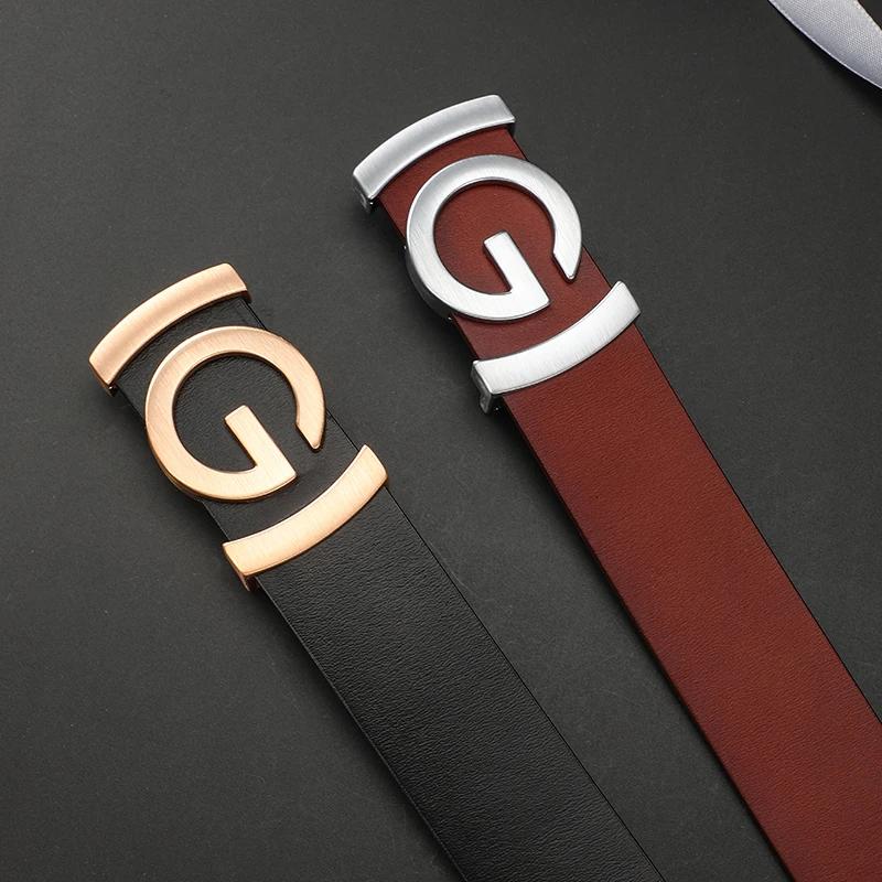 Haute qualité 34mm travail affaires sangle hommes hommes ceintures boucle en métal marque ceinture e
