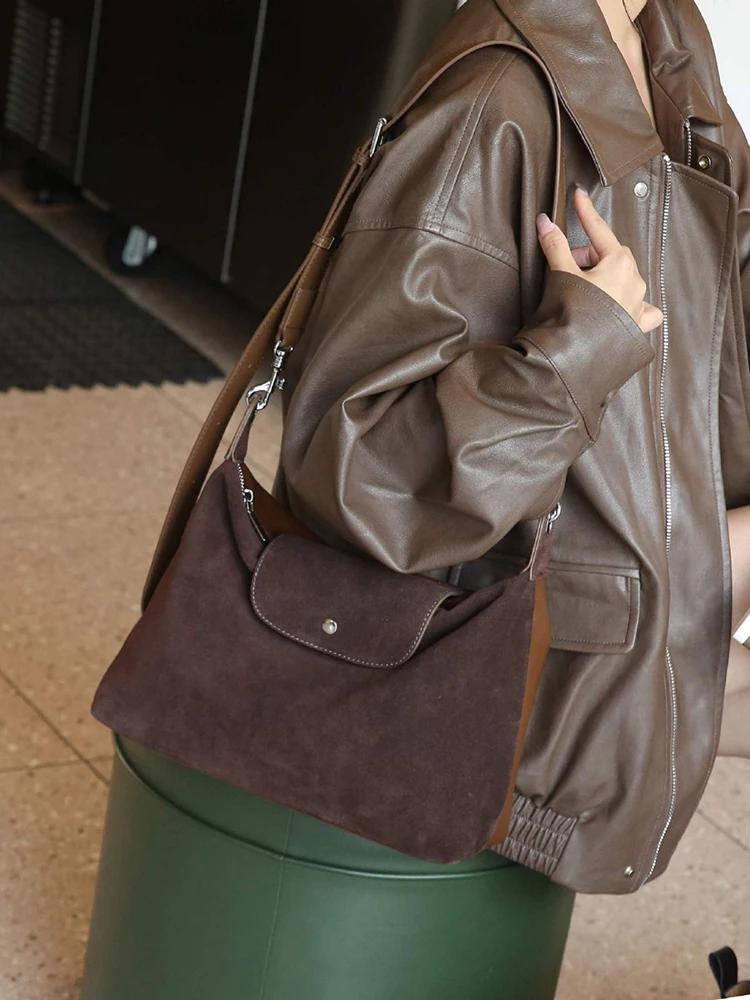 Sac à dumplings Longxiang tendance pour femmes, sac à dumplings tridimensionnel réglable