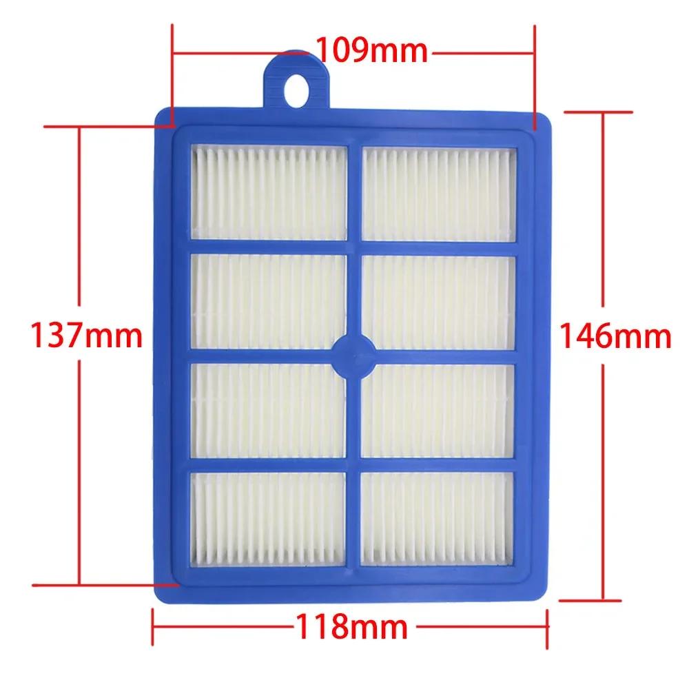 Filtre Hepa anti-poussière lavable H12 H13 + 2 pièces filtre en coton moteur pour Philips Electrolux