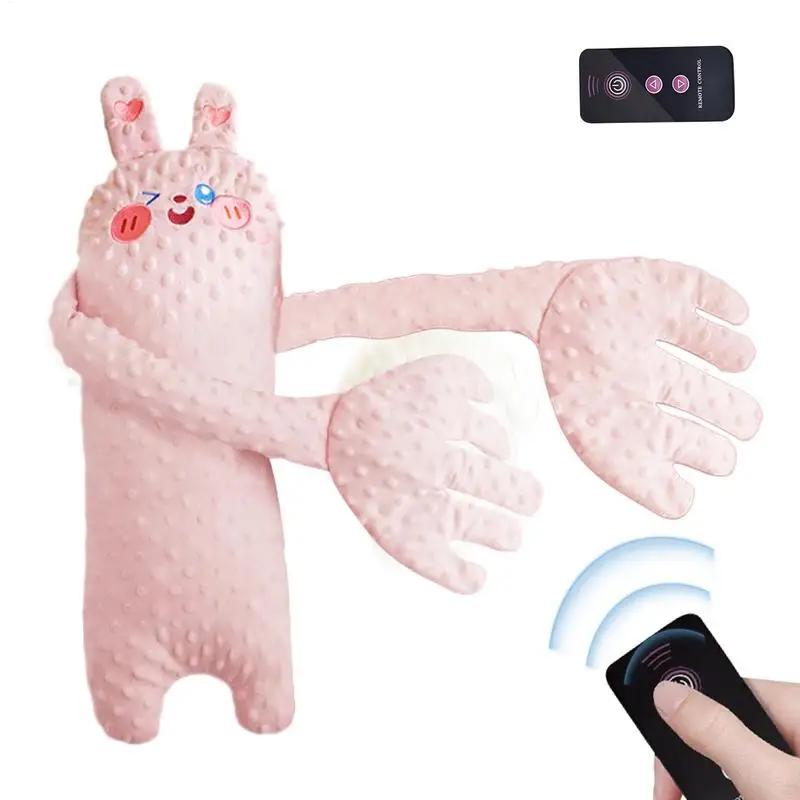 Jouet électrique de sommeil pour bébé, télécommande, poupées apaisantes en peluche en forme d'ours d