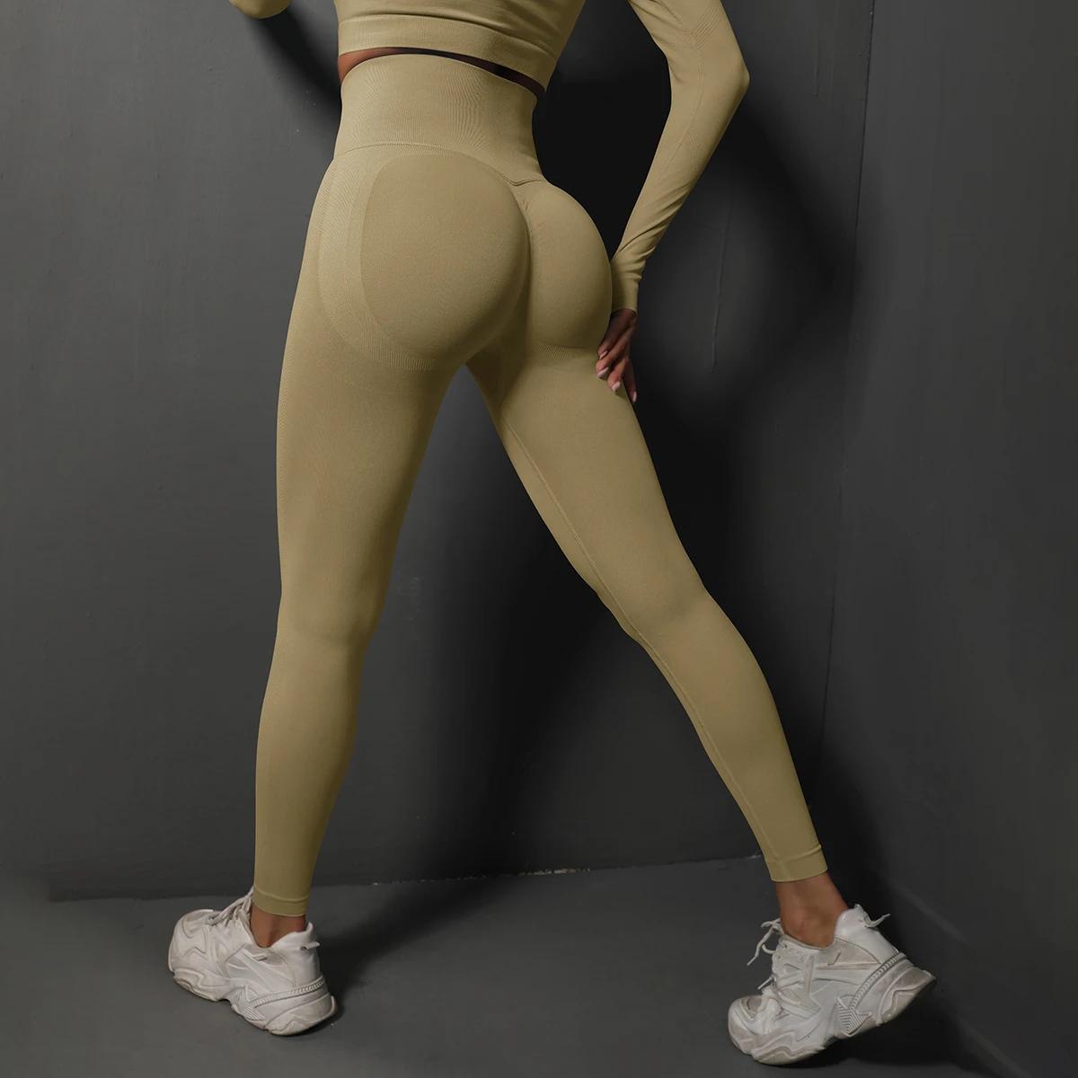Ensemble 2 pièces pour femmes, combinaisons de gymnastique sans couture, pantalons de sport + chemis