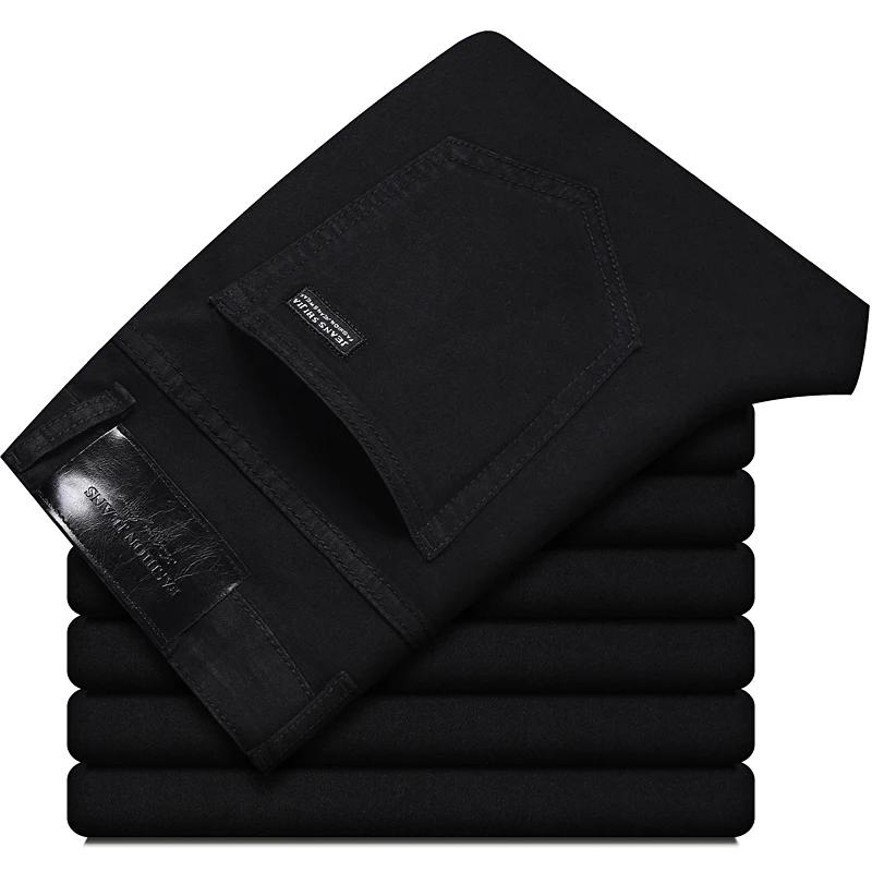 Wthinlee 8 modèles printemps automne affaires jean hommes décontracté droit Stretch mode classique t