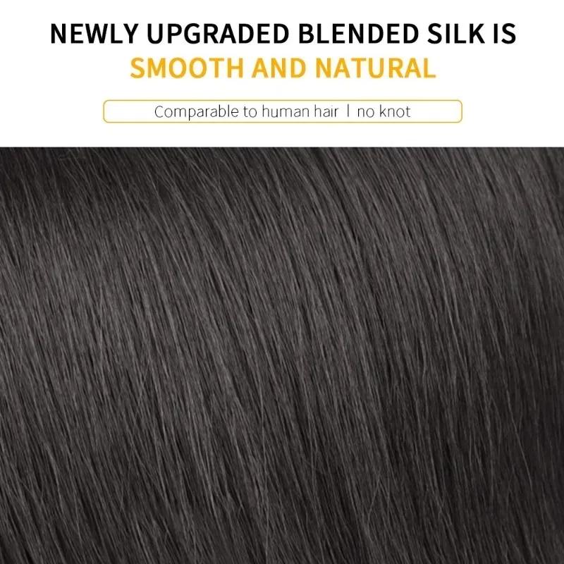 Faux Air frange cheveux Extension à clips cheveux synthétiques fausse frange naturel faux postiche f