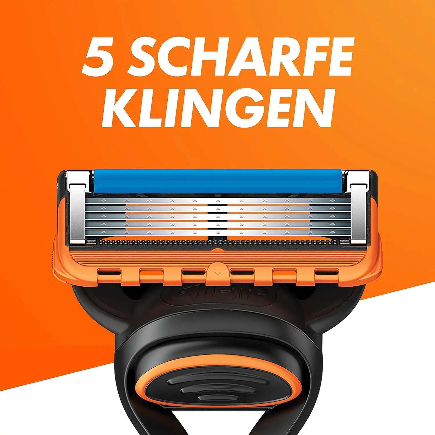 Gillette Fusion 5 lames de rasoir lames de rechange pour rasoirs humides pour hommes
