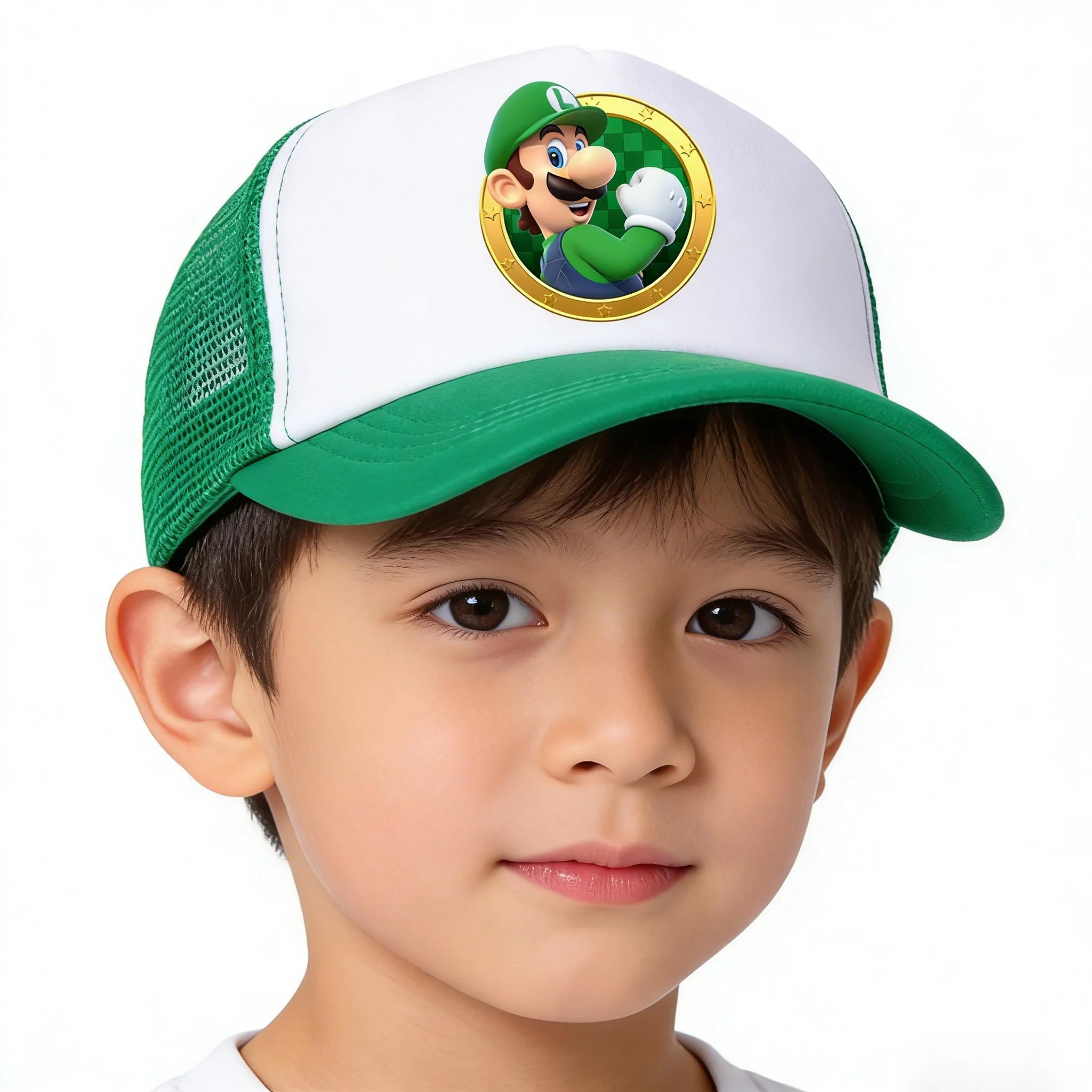 Casquette de baseball réglable Super Mario, broderie, protection solaire, anime, Mario Brothers, des