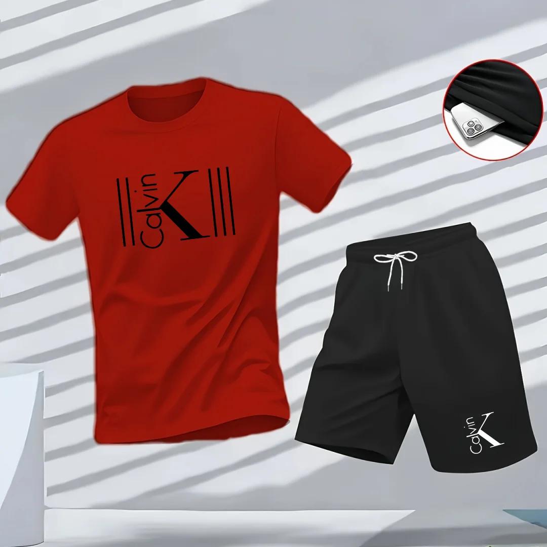 "2025 T-shirt imprimé à motif de sport respirant pour hommes T-shirt à manches courtes à la mode déc