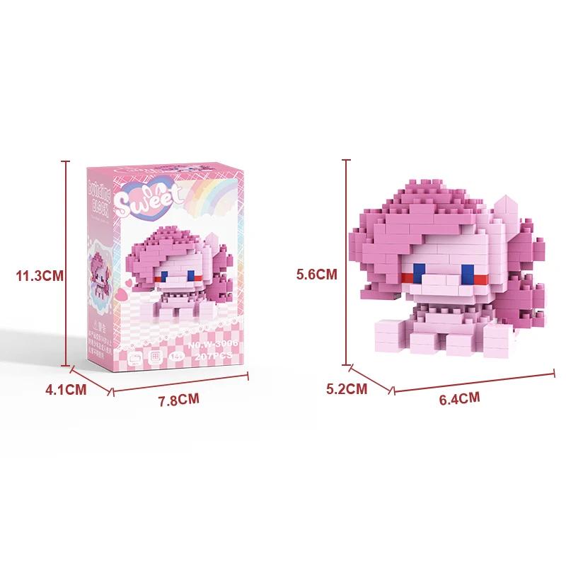 Blocs de construction My Little Pony Lega Equestria pour filles, blocs de construction scintillants,