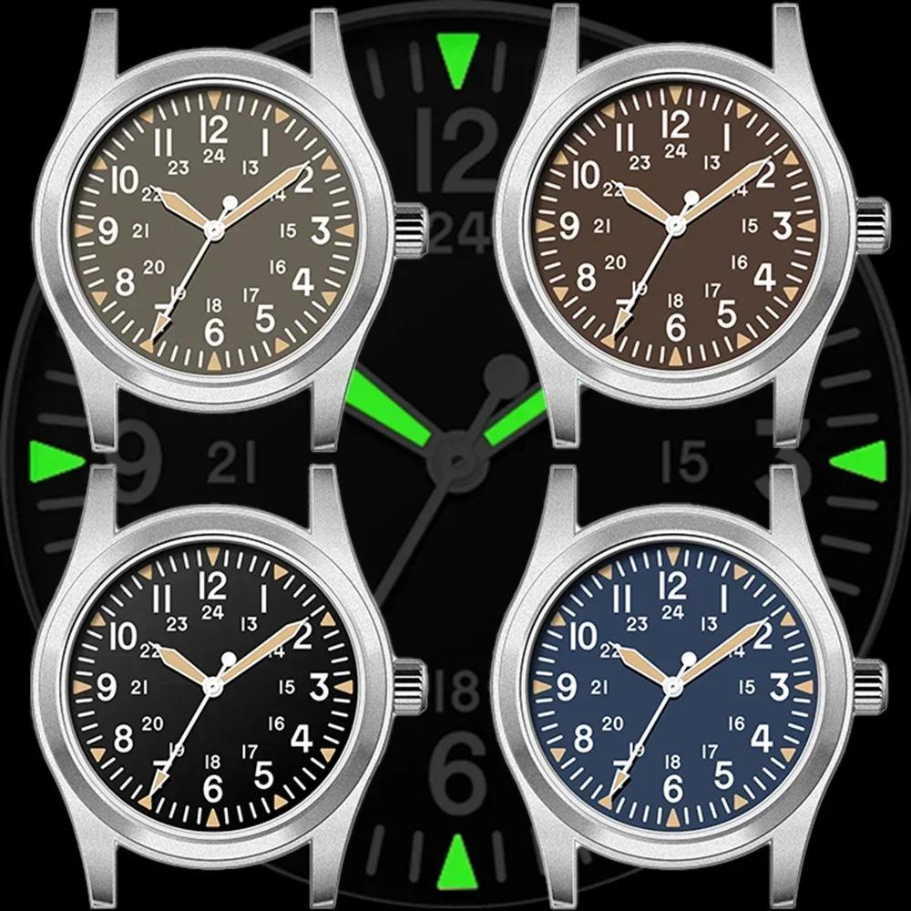  MILITREK 2026 Nouvelle montre militaire rétro pour homme VH31 à quartz 37mm en acier inoxydable sa