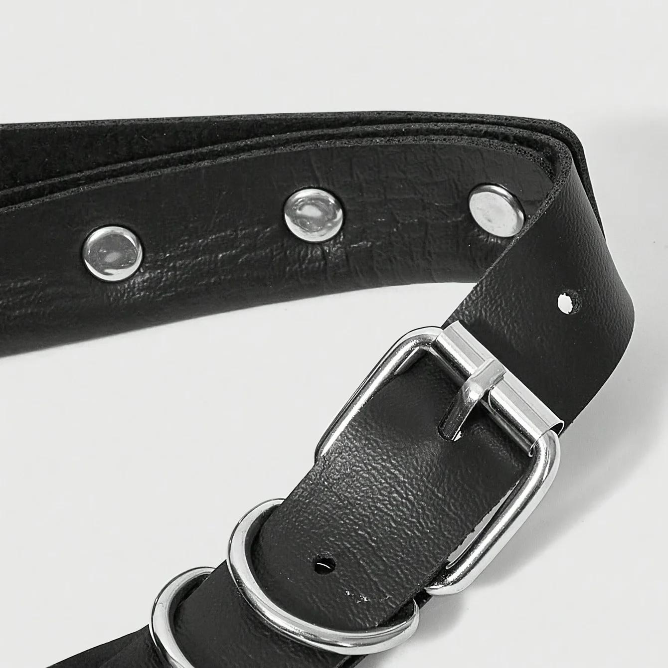 Cravate Y2K Punk pour Hommes et Femmes, avec Fermeture Éclair Cloutée, Imprimé Crâne et Lettres, Acc