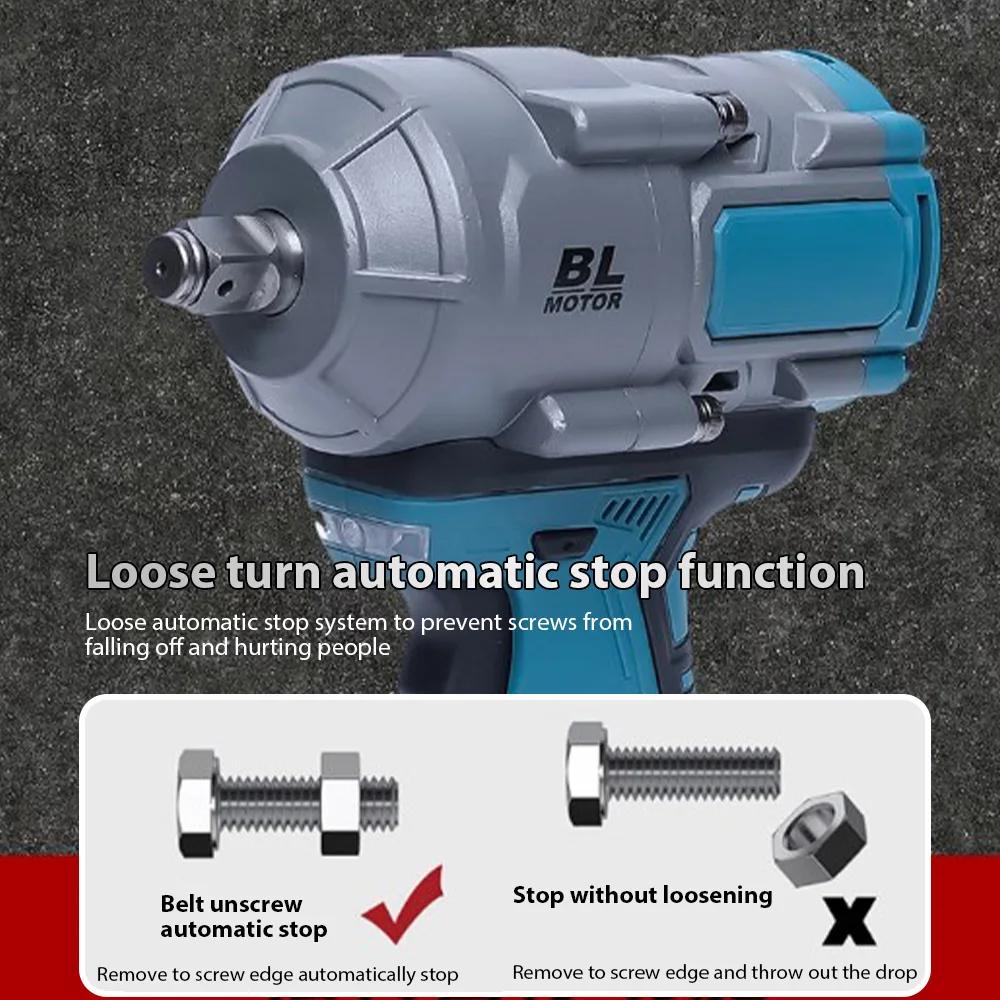 Makita – clé à chocs électrique sans fil, 3000N.m, 1/2 pouces, vitesse Variable, sans balais, outil