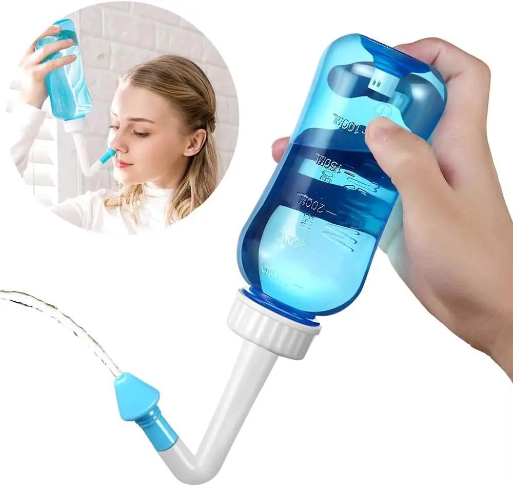 Nettoyeur de lavage du nez, irrigateur Nasal, bouteille de rinçage, protecteur du nez, évite la rhin