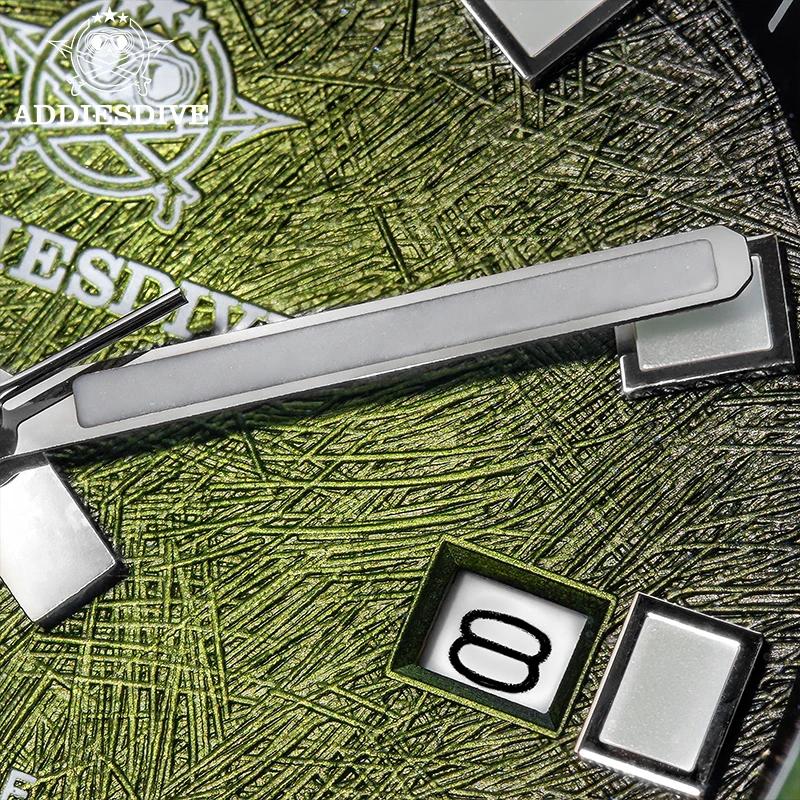 ADDIESDIVE Japan2115 nouveaux hommes montre verre saphir BWG9 Ultra-lumineux lumineux 200m étanche m