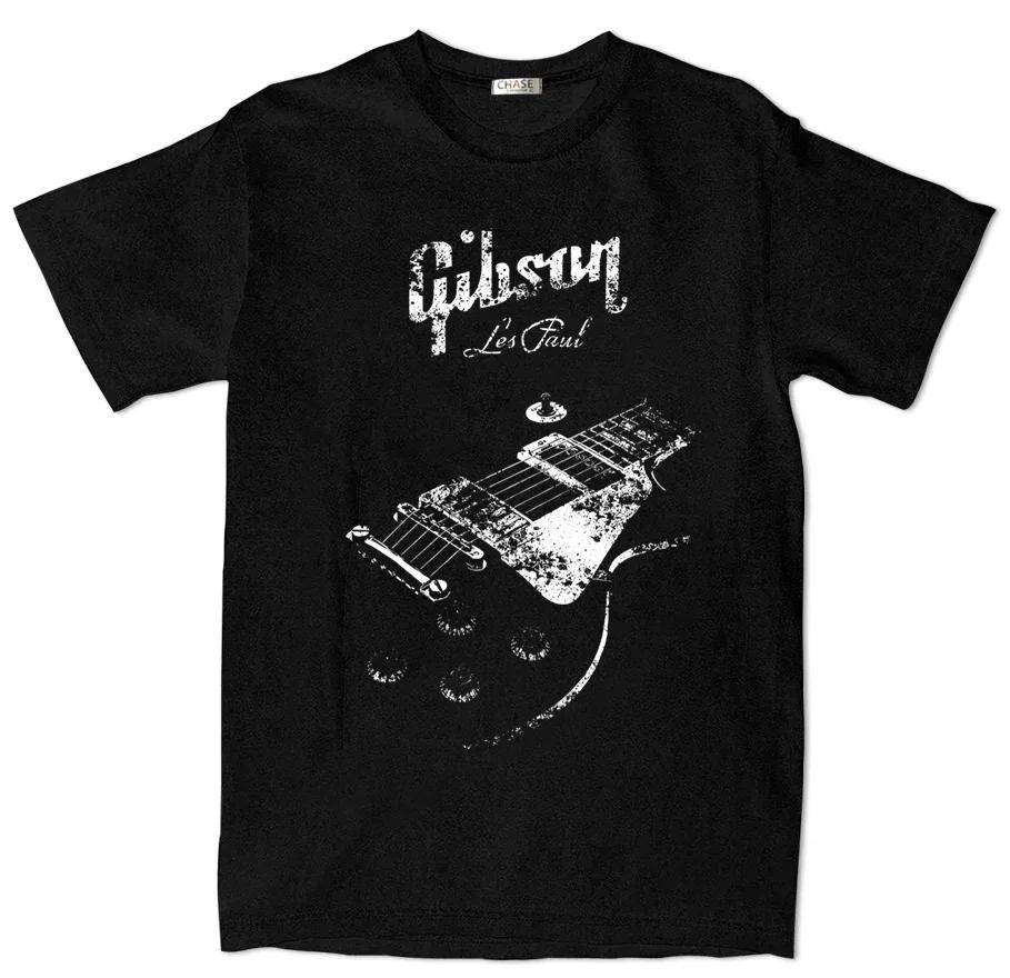 Gibson guitare T-Shirt imprimé hauts femmes été mode décontracté unisexe hauts vêtements T-Shirt gra