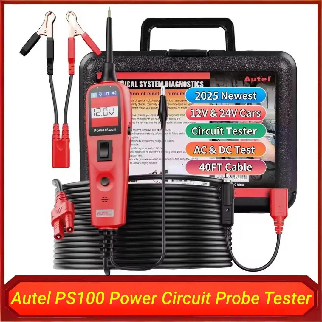 Autel PS100 testeur de sonde de Circuit d'alimentation automobile 12V 24V système électrique outil d