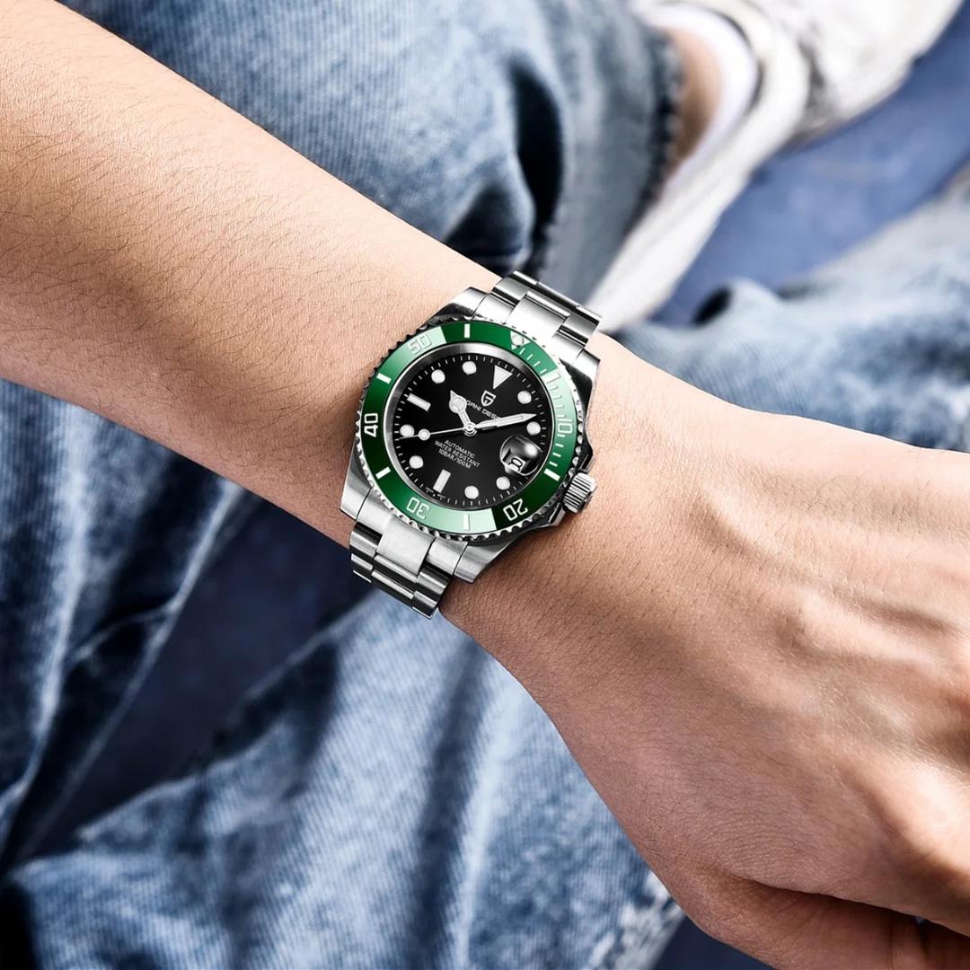 Montres automatiques mécaniques pour hommes PAGANI Design 2026, Miyota 8215, 40 mm, acier inoxydable