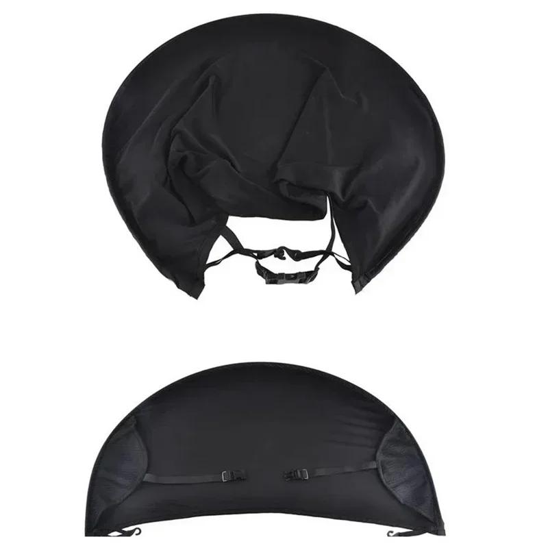 Pare-soleil pour poussette, auvent universel noir, couverture d'auvent pour bébé, parapluie coupe-ve