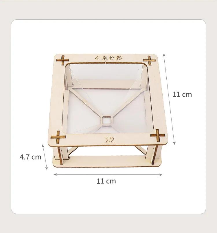 Kit de modèle de Projection holographique 3D DIY, jouet de construction scientifique et éducatif pou